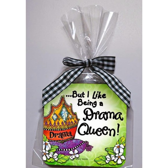 Neoprene Coaster - But I Like Being a Drama Queen by Suzy Toronto Troublemaker - Picture 1 of 2